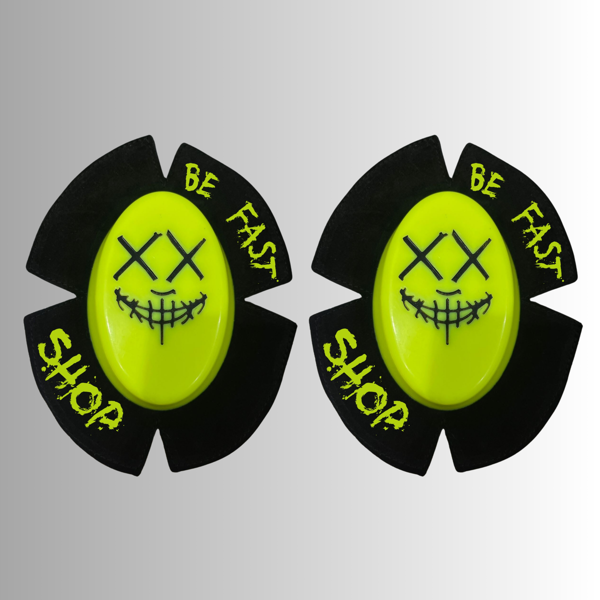 Plastic Knee Sliders SCAREFACE - Be FAST Shop ( standard velcro )