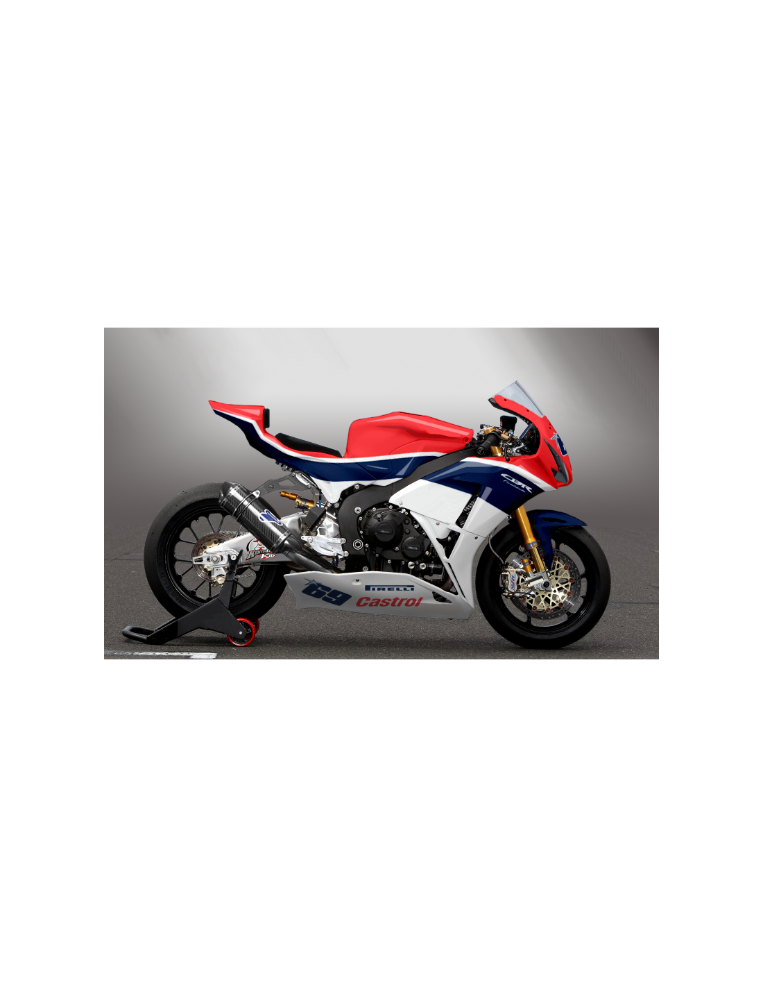 Painted Race Fairings Honda Cbr 1000 RR 2012 - 2016 - MXPCRV7686