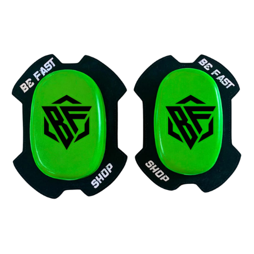 Wooden knee sliders  BE FAST CLASSIC  -  two version available : BE FAST & SPEED UP CU*T ( standard velcro )