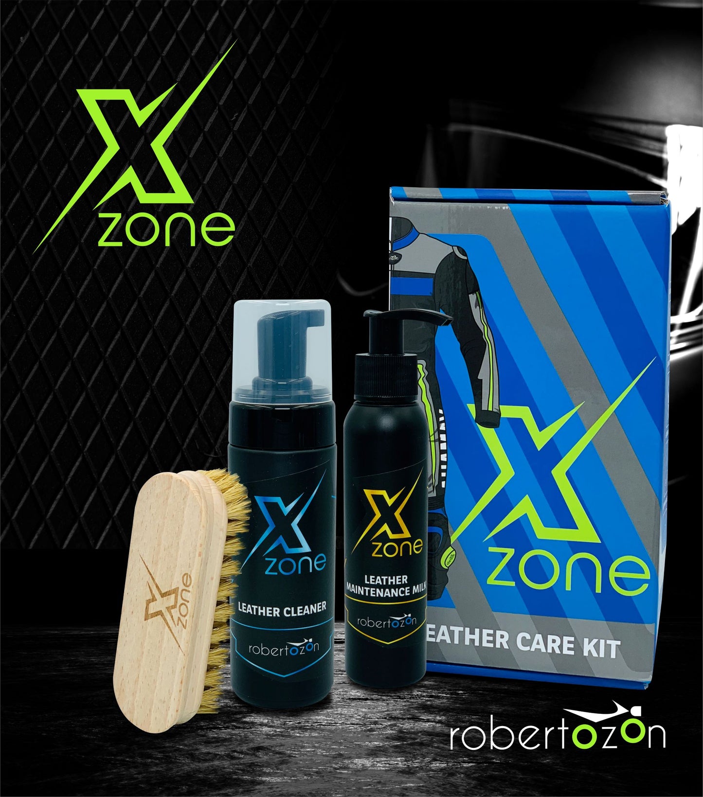 Xzone leather clothing care kit  - NORMAL version + brush