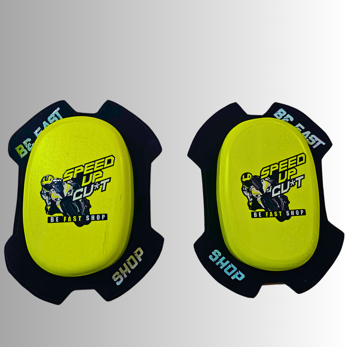 REVERSE VELCRO - Wooden knee sliders CLASSIC -   BE FAST & SPEED UP CU*T