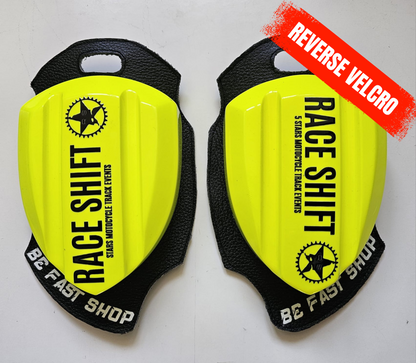 Wooden knee sliders RACE SHIFT  - PRO V2 - LIMITED EDITION (reverse velcro available)