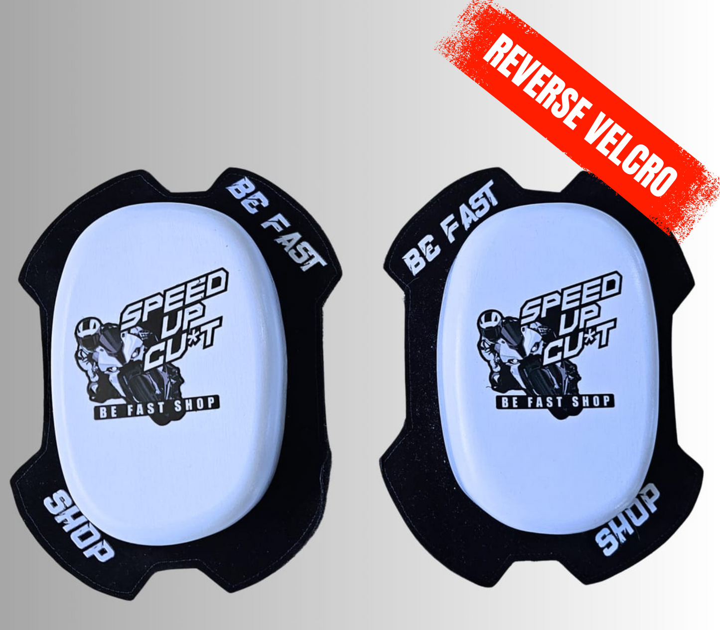 REVERSE VELCRO - Wooden knee sliders CLASSIC -   BE FAST & SPEED UP CU*T