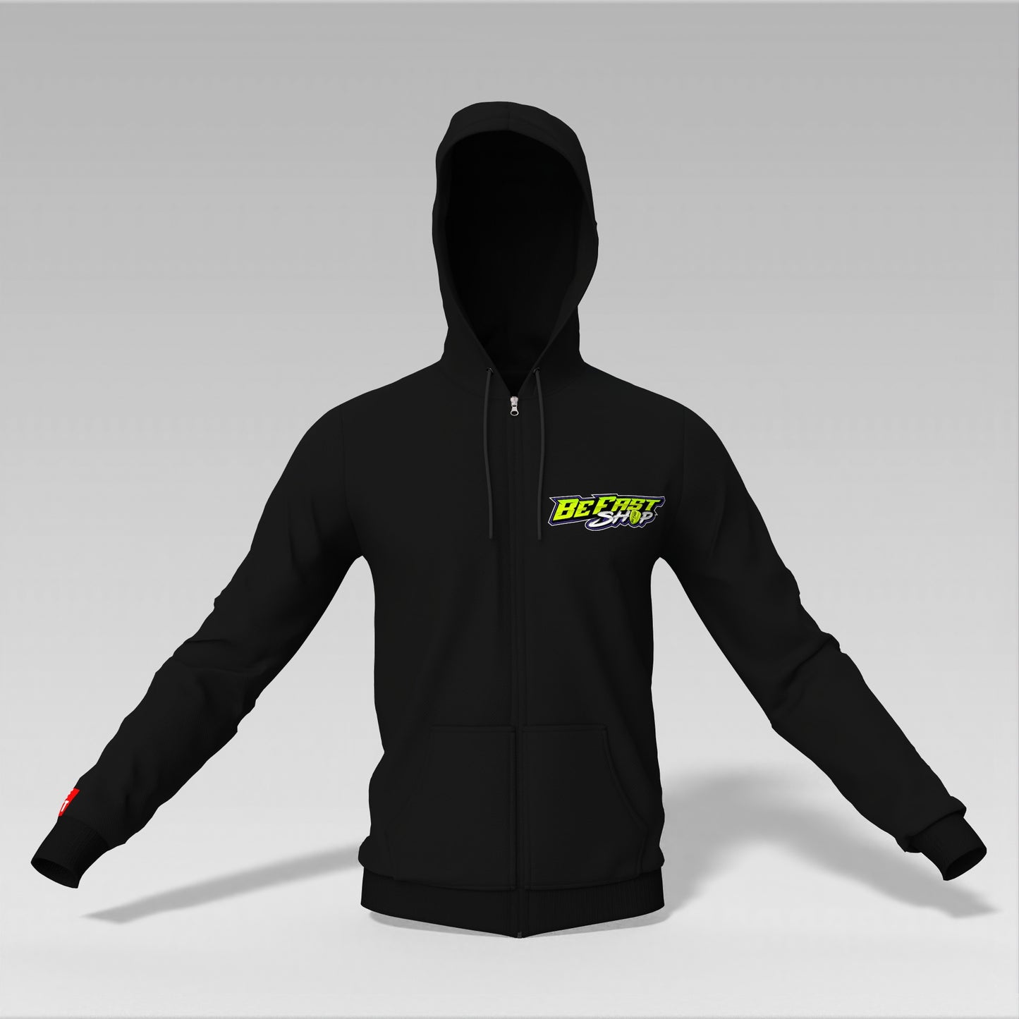 BE FAST Zip Hoodie  - BFS LOGO