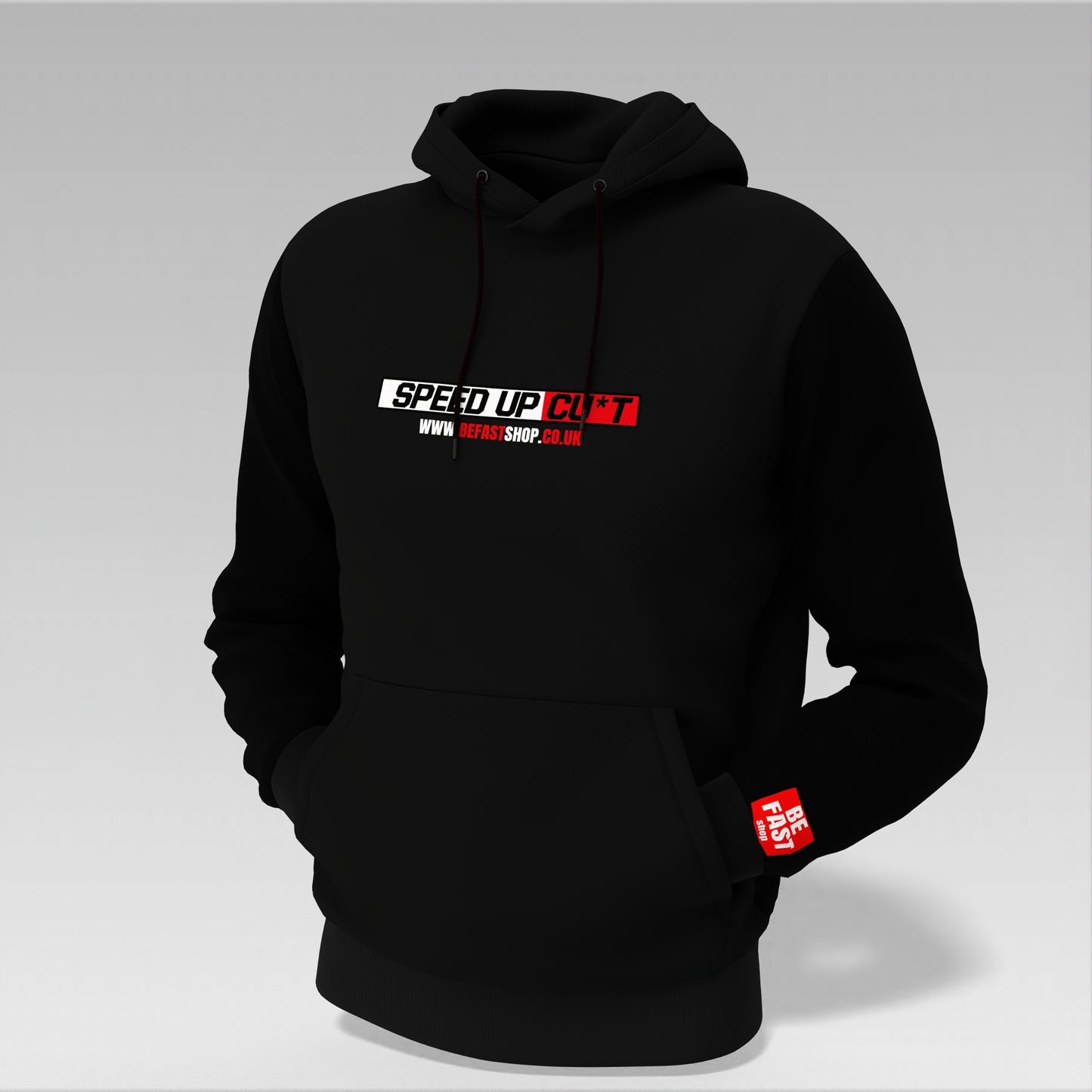 BE FAST  Hoodie  - SPEED UP CU*T 2025