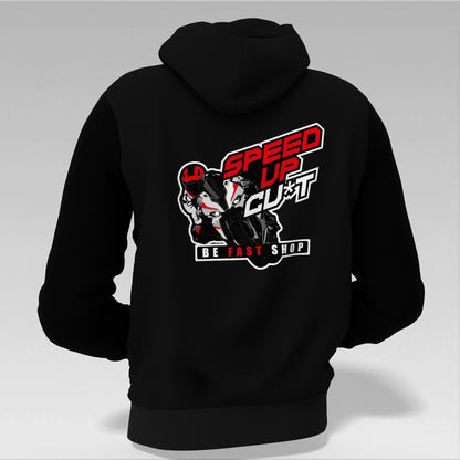 BE FAST  Hoodie  - SPEED UP CU*T 2025