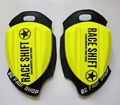 Wooden knee sliders RACE SHIFT  - PRO V2 - LIMITED EDITION (reverse velcro available)