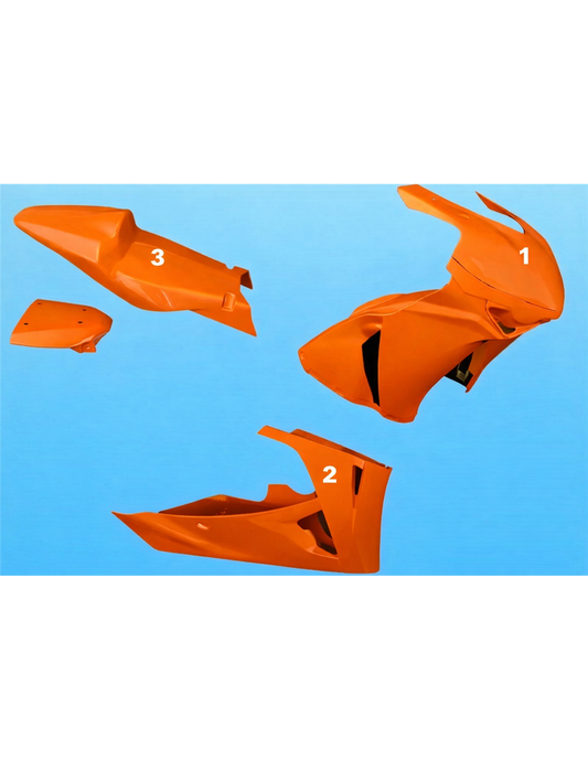 Painted Race Fairings Honda Cbr 1000 RR 2008 - 2011 in 2 Colours like the picture - MXPCRV5762