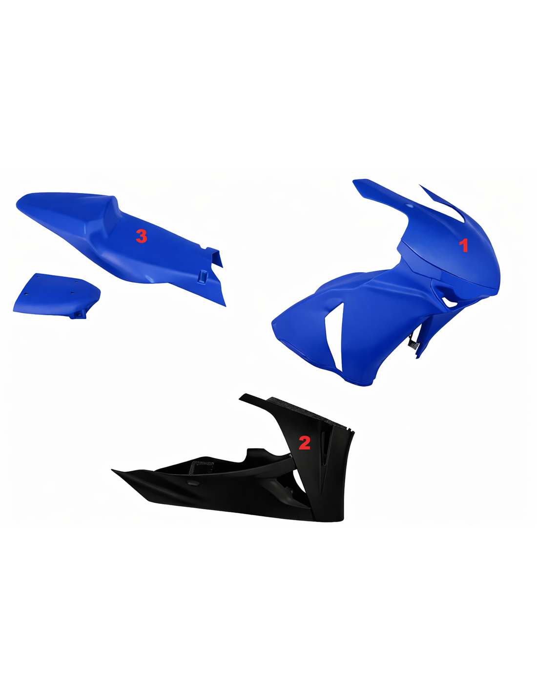 Painted Race Fairings Honda Cbr 1000 RR 2008 - 2011 in 2 Colours like the picture - MXPCRV5766