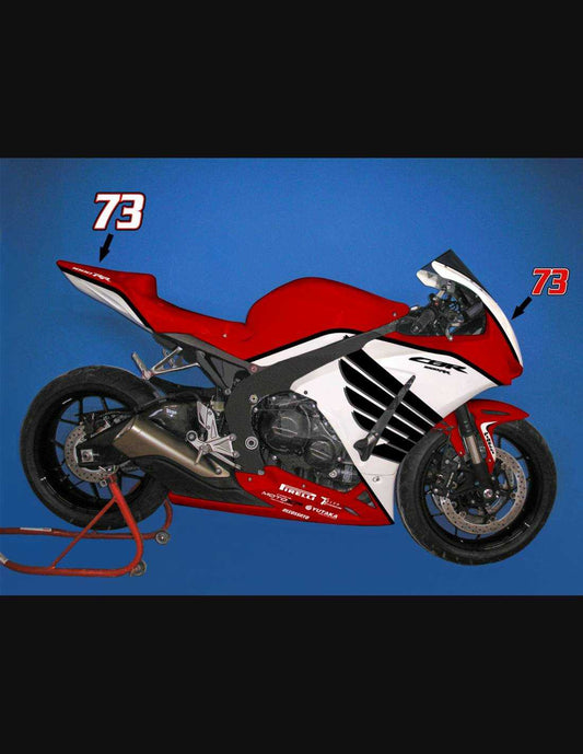 Painted Race Fairings Honda Cbr 1000 RR 2012 - 2016 -MXPCRV12382