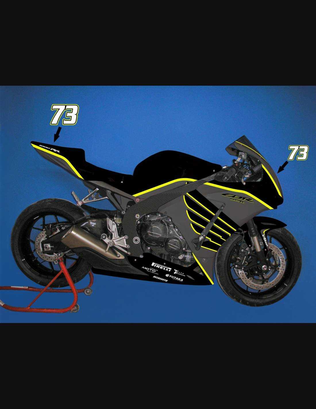 Painted Race Fairings Honda Cbr 1000 RR 2012 - 2016 -MXPCRV12384