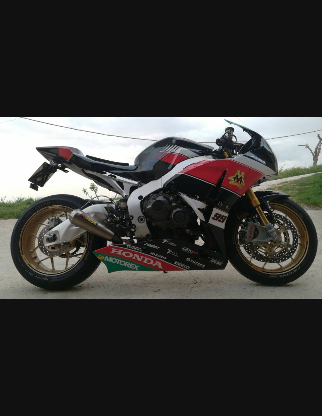 Painted Race Fairings Honda Cbr 1000 RR 2012 - 2016 - MXPCRV7291