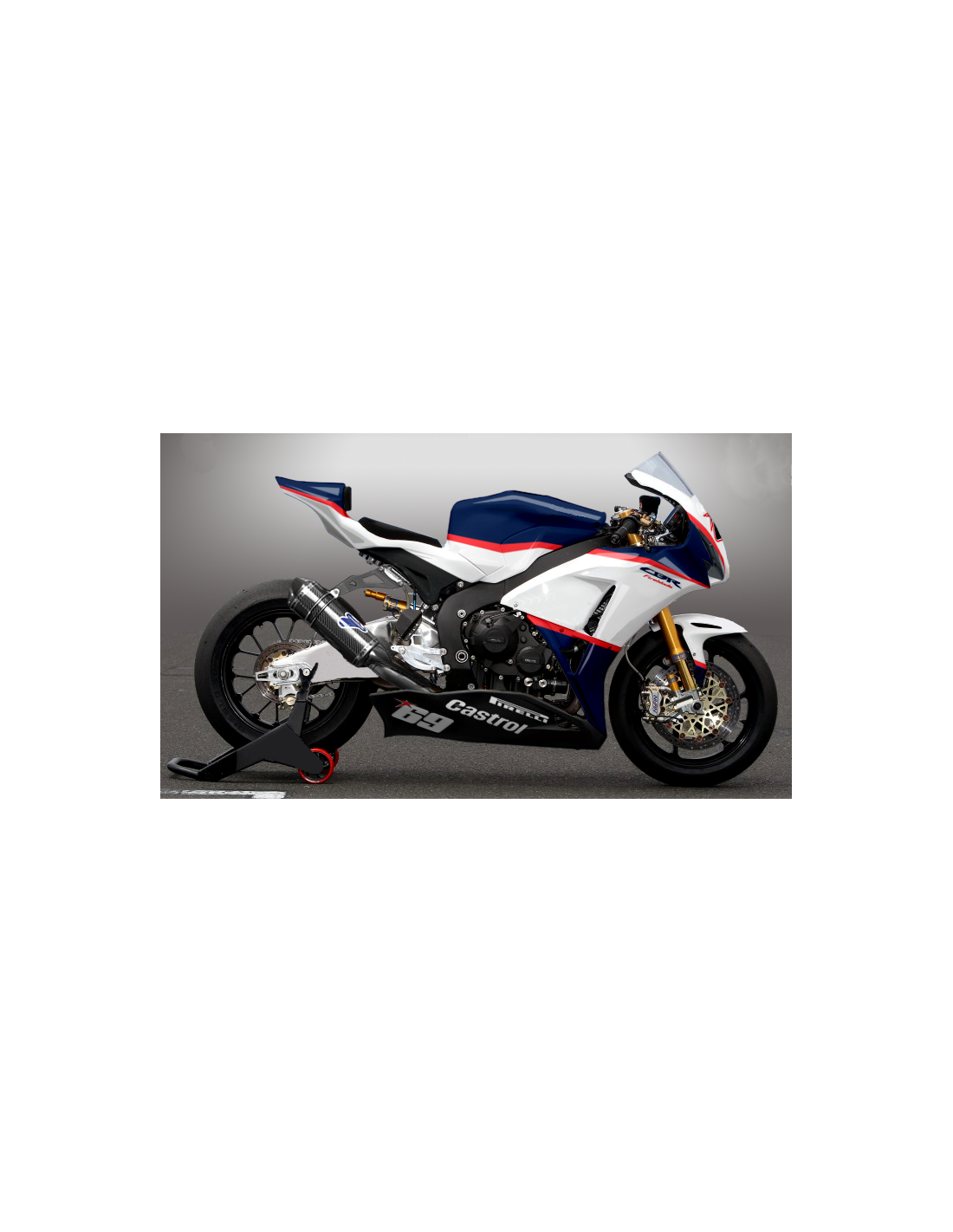 Painted Race Fairings Honda Cbr 1000 RR 2012 - 2016 - MXPCRV7685