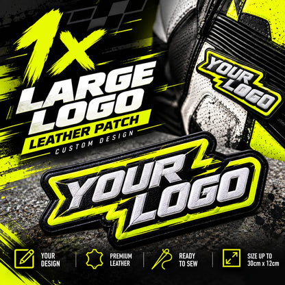 1 x Large personalised logo patches