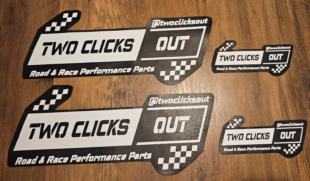 2 x Small personalised logo patches