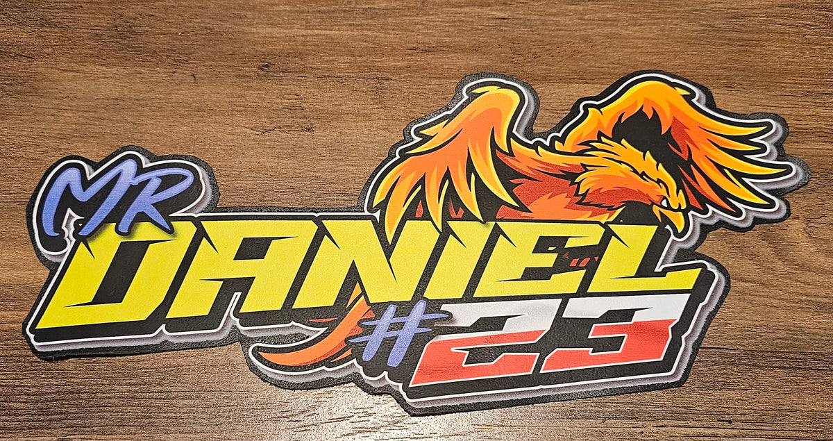 1 x Large personalised logo patches