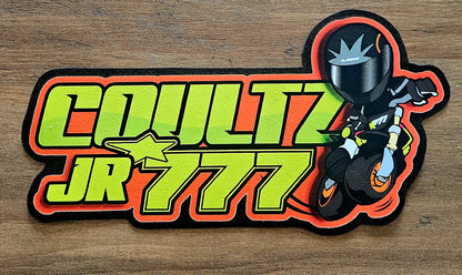1 x Large personalised logo patches